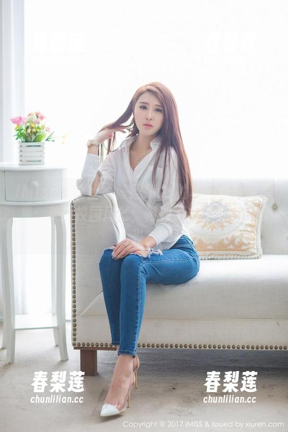 IMiss爱蜜社 - 陈思琪Ar的校园最新写真集：美如校园风景，得到了多少学弟的目光？