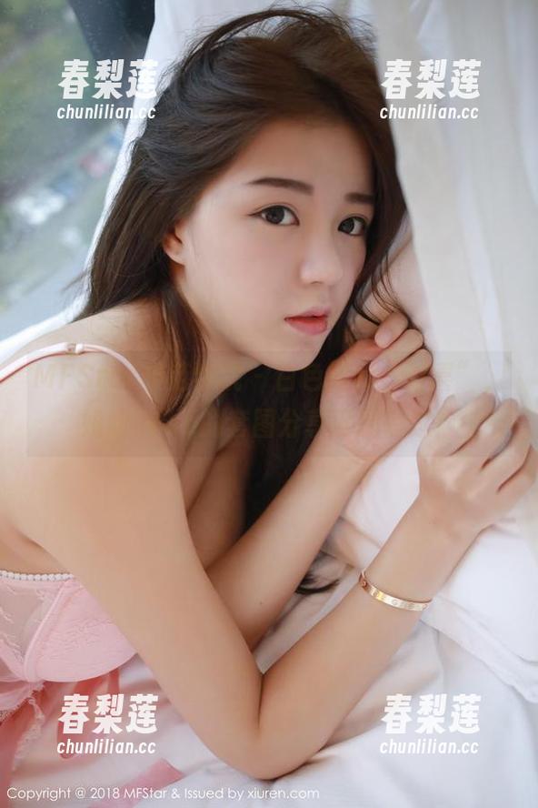 MFStar模范学院 - 白色如此“讨喜”，妞妞koko的套图分享可别错过！