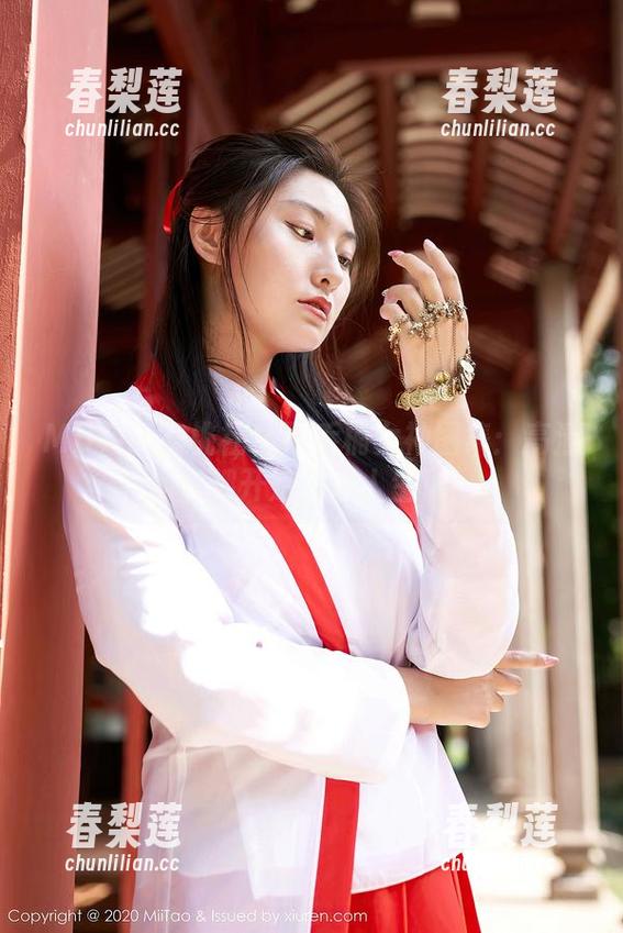 MiiTao蜜桃社 - 顾乔楠女神图集：高清到我都开始怀疑人生了！